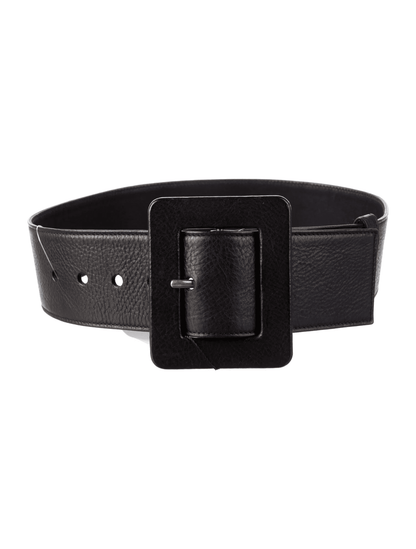Wide Leather Waist Belt