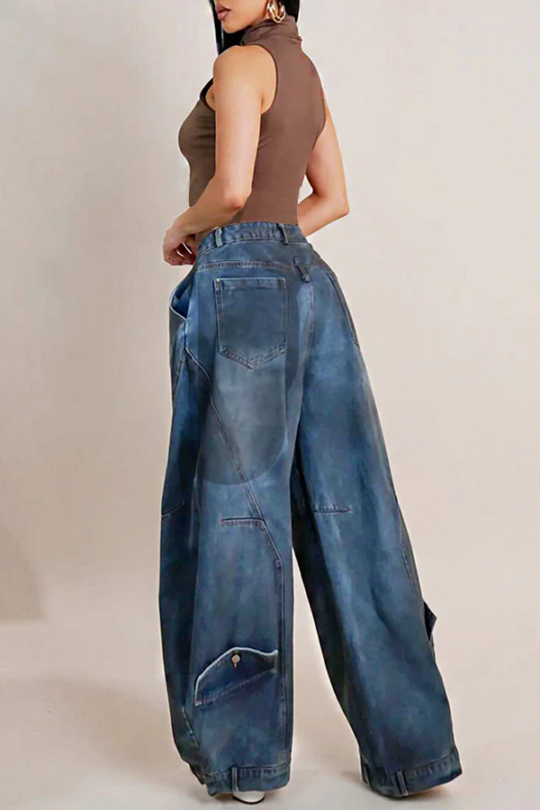Crossed Paths Denim Trousers