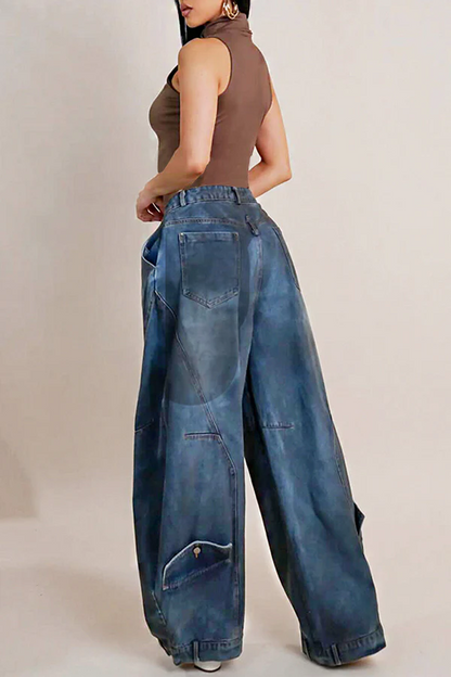 Crossed Paths Denim Trousers