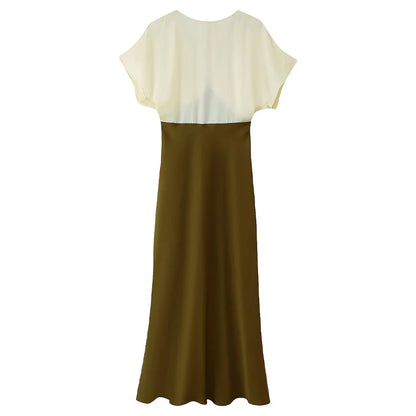 V-neck Lace Hip Dress