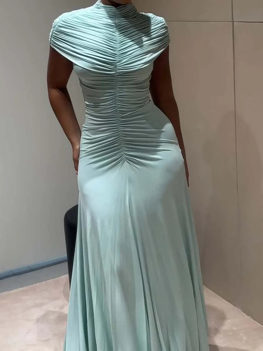 Sleeveless Pleated Dress