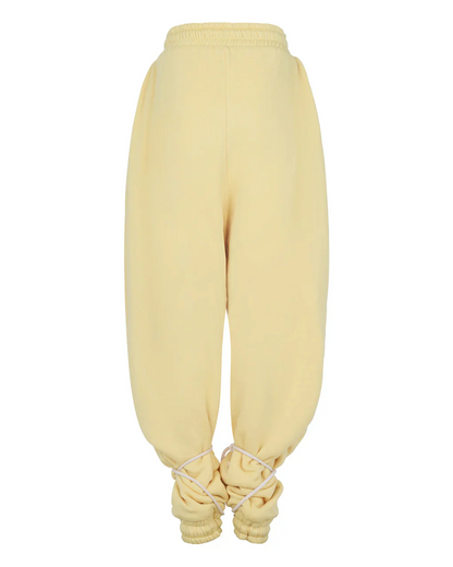 Cloud Teddy Vest Super Jogging Pants 2-Piece Set