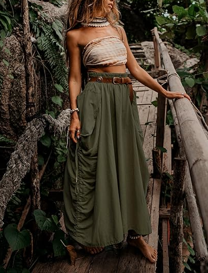 Wrinkled Loose Harem Dress