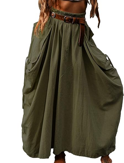 Wrinkled Loose Harem Dress