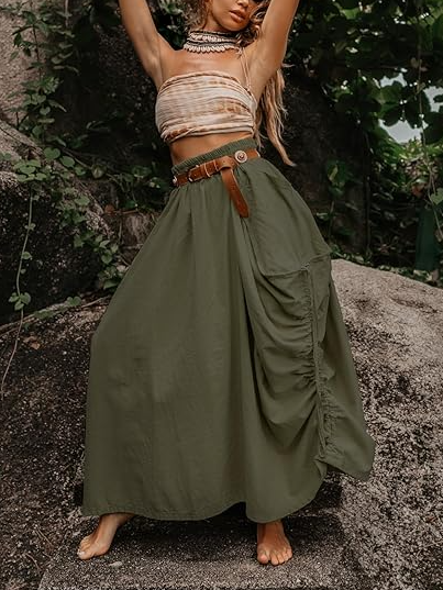 Wrinkled Loose Harem Dress