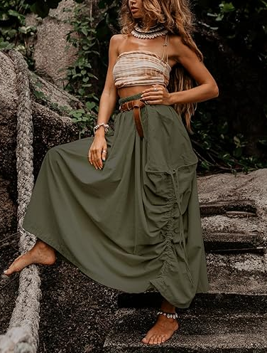 Wrinkled Loose Harem Dress