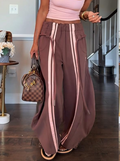 Stripe Super Baggy Sweatpants