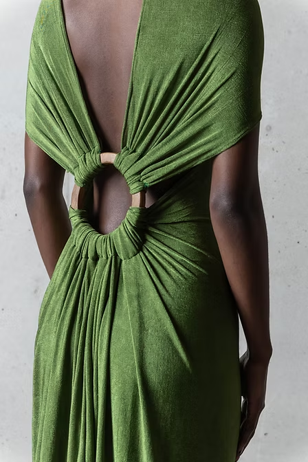 Green Chic Cocktail Dress