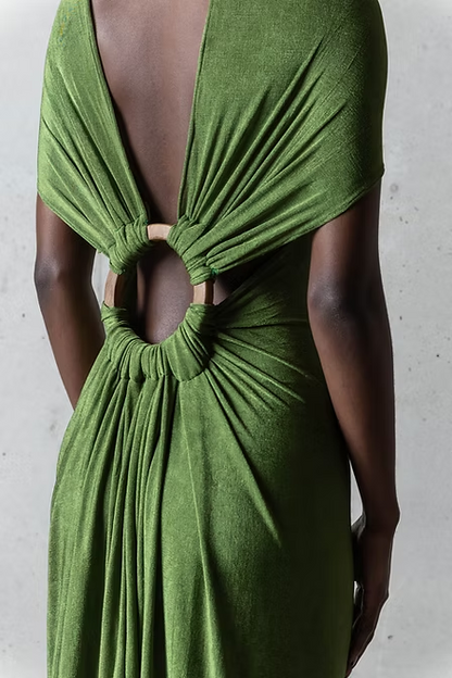 Green Chic Cocktail Dress