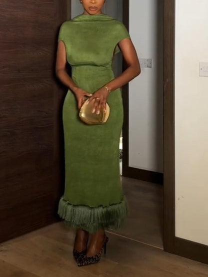 Green Chic Cocktail Dress