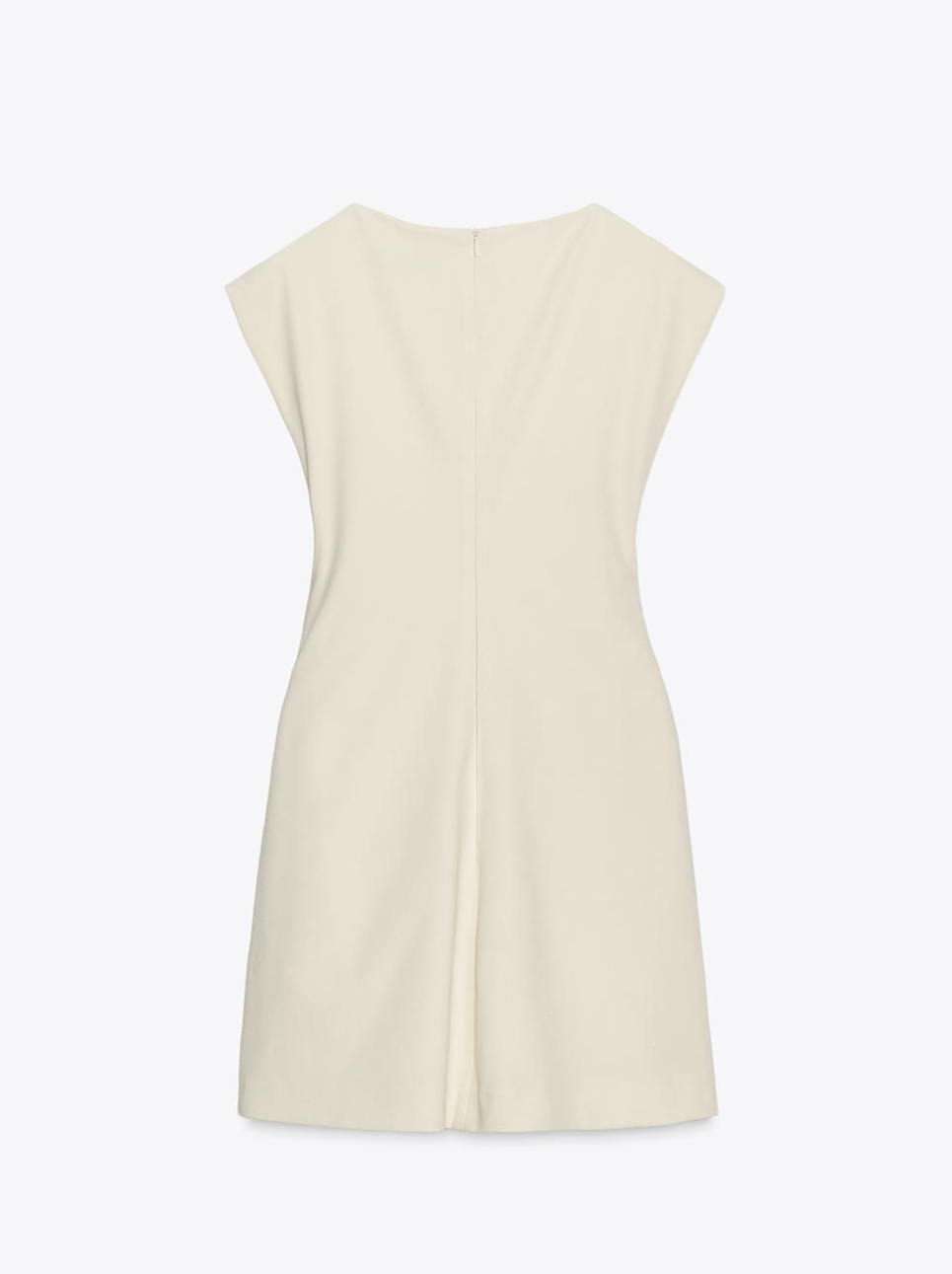 Draped Fabric Mini Dress