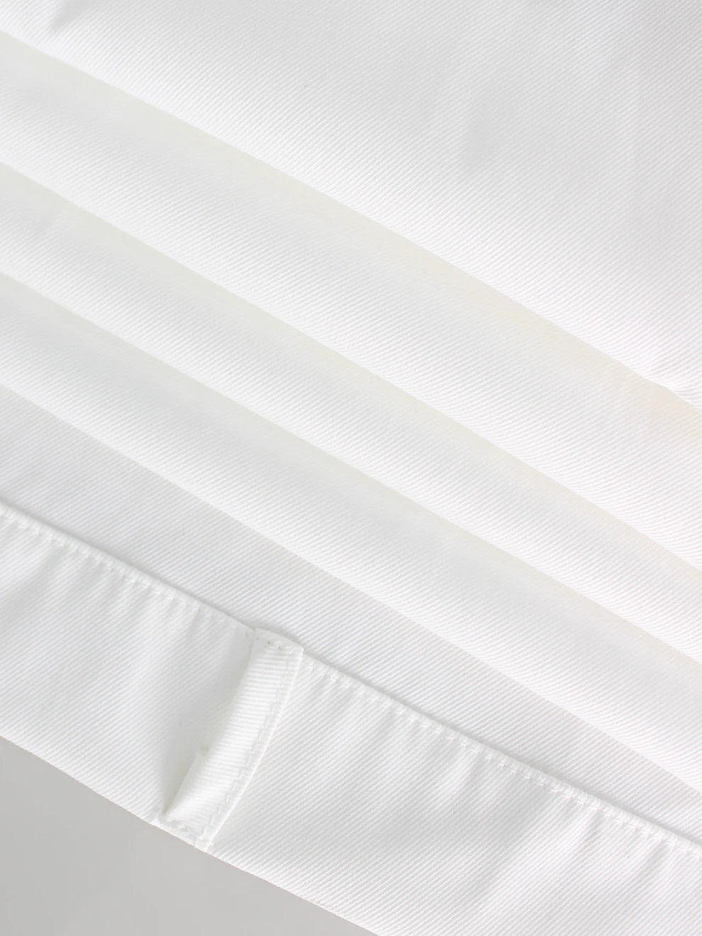 Single-breasted Contrast Neck double-belt Dress