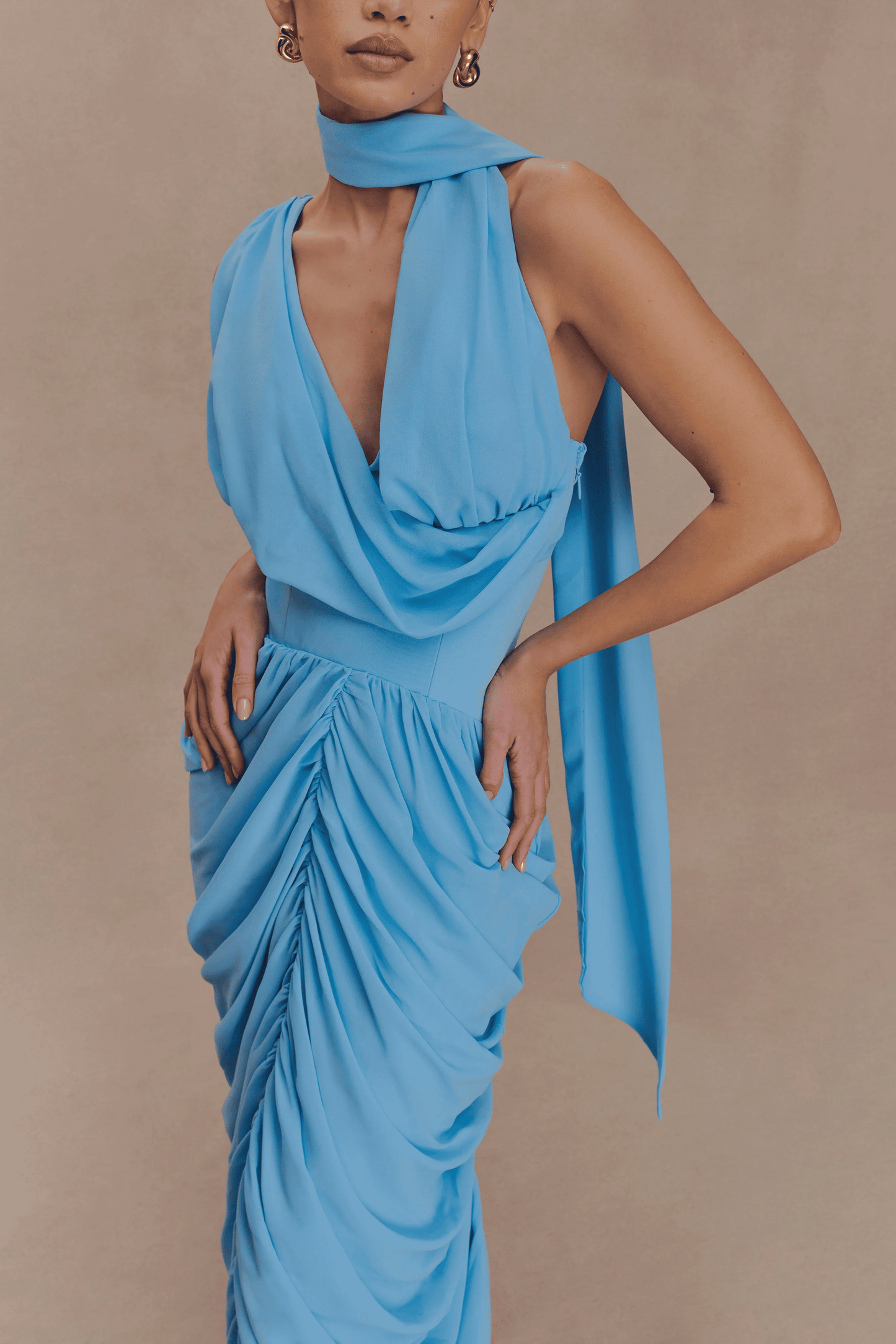 Chiffon Pleated Dress