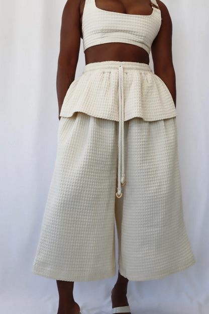 Stylish Skirt-Pants Set