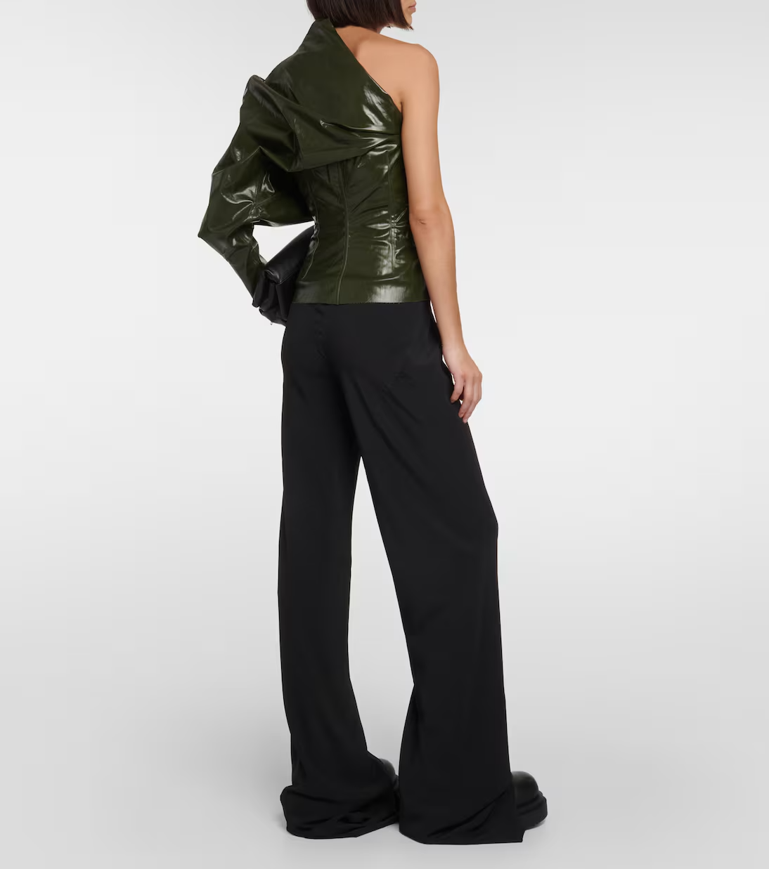 Draped One-Shoulder Top