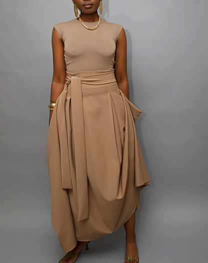 Full-Body Asymmetrical Skirt