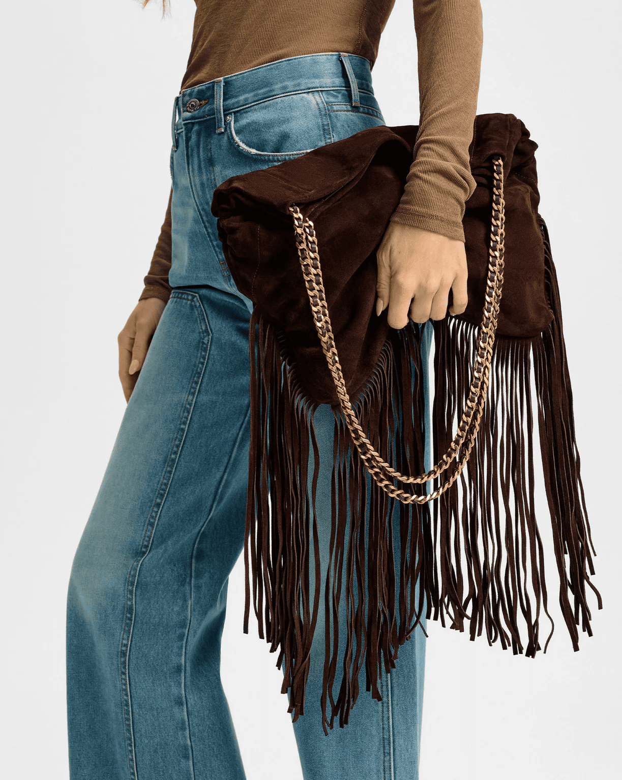 Large Fringe Beard Bag