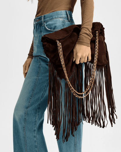 Large Fringe Beard Bag