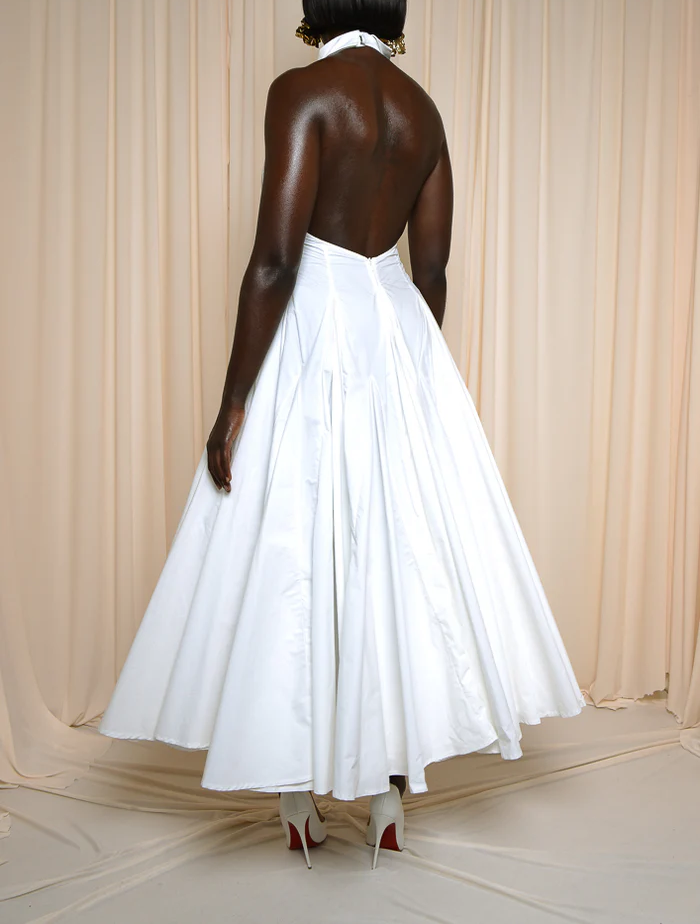 Sleeveless Elegant BacklessMaxi Dress