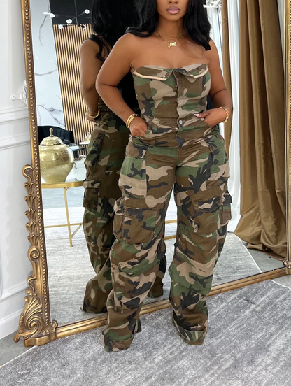 Camouflage Jumpsuit