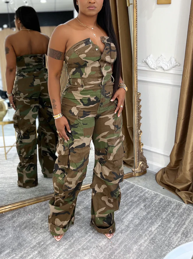 Camouflage Jumpsuit
