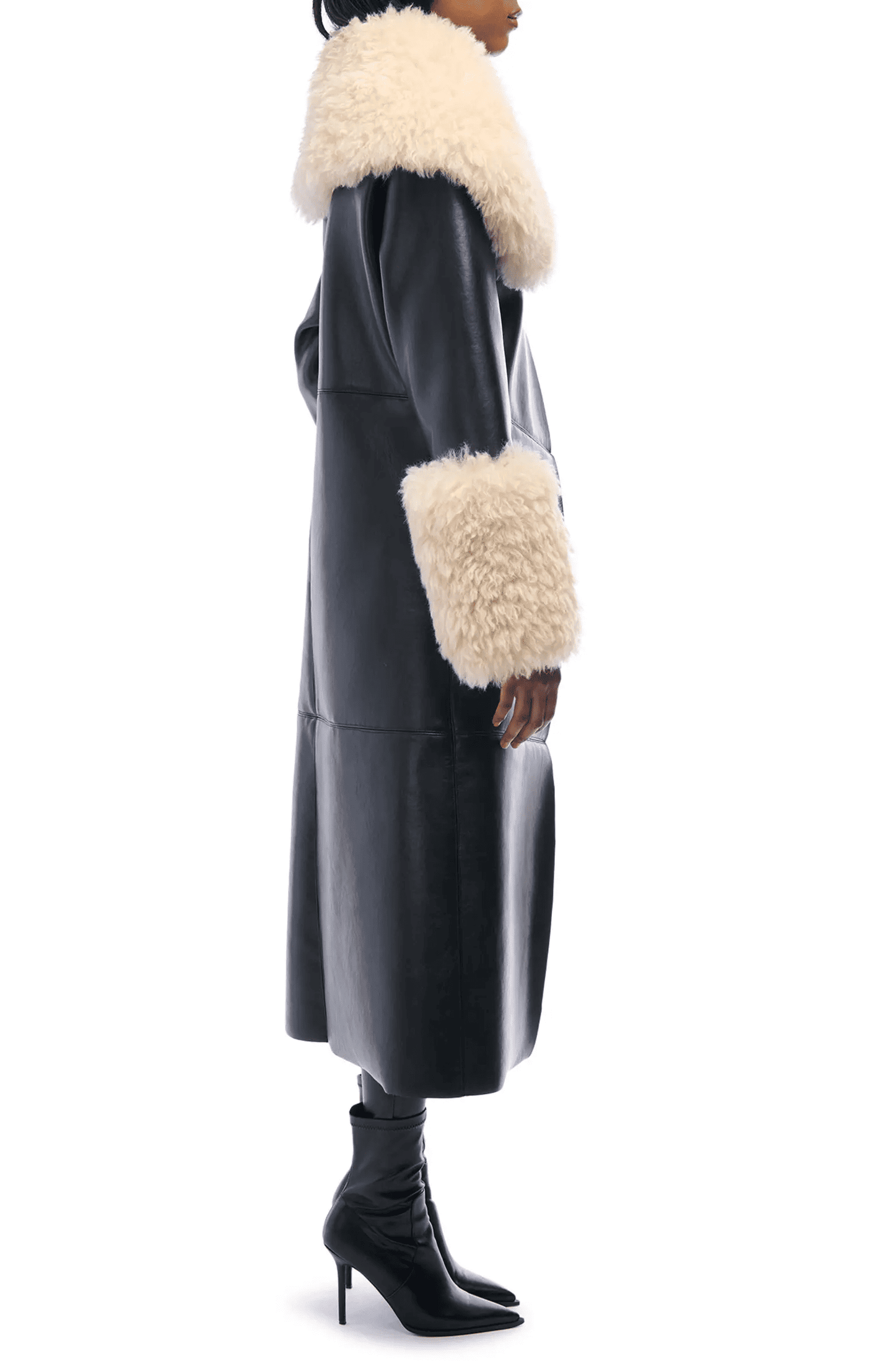 (⏰ 10 days left) Faux Fur Trench Coat