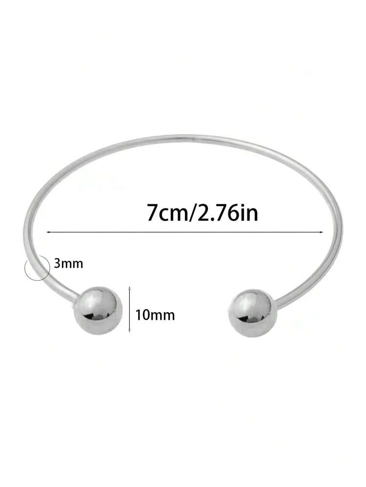 5pcs Retro Boho Thick Bangles Bracelets