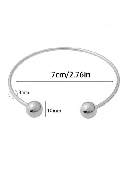 5pcs Retro Boho Thick Bangles Bracelets