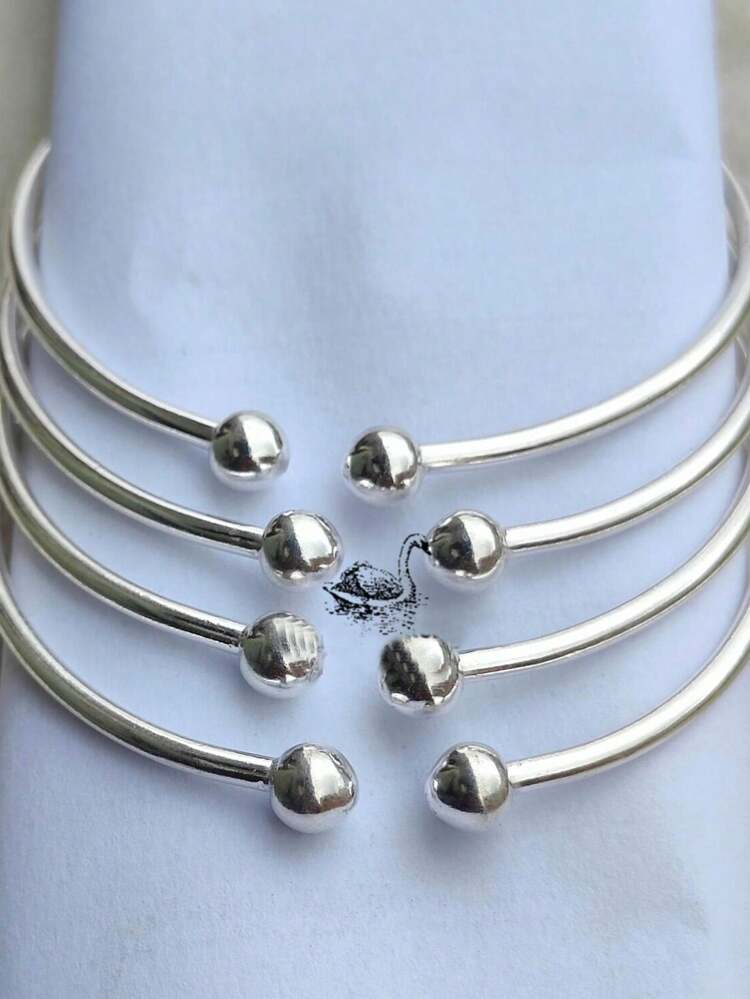 5pcs Retro Boho Thick Bangles Bracelets