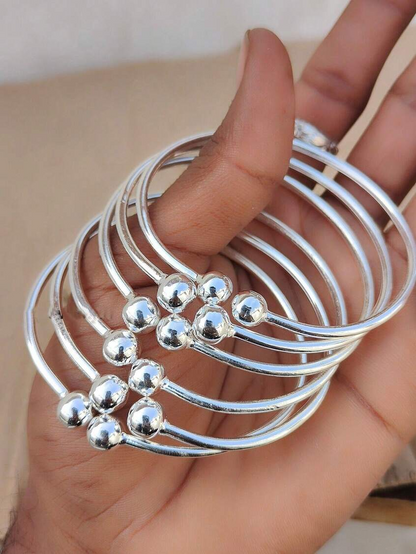 5pcs Retro Boho Thick Bangles Bracelets