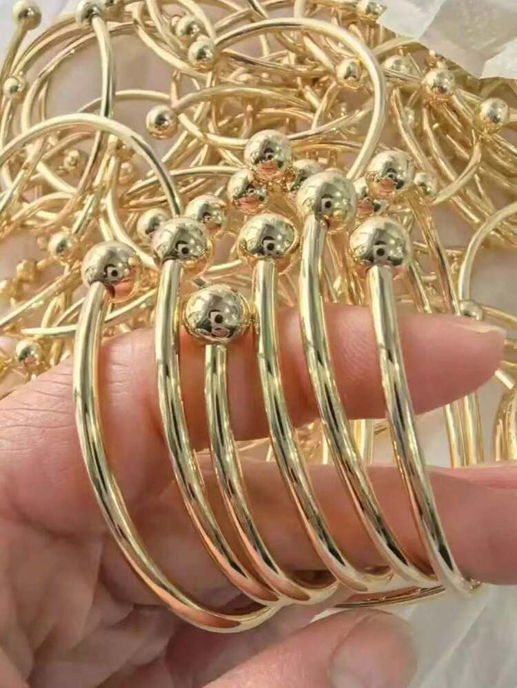 5pcs Retro Boho Thick Bangles Bracelets