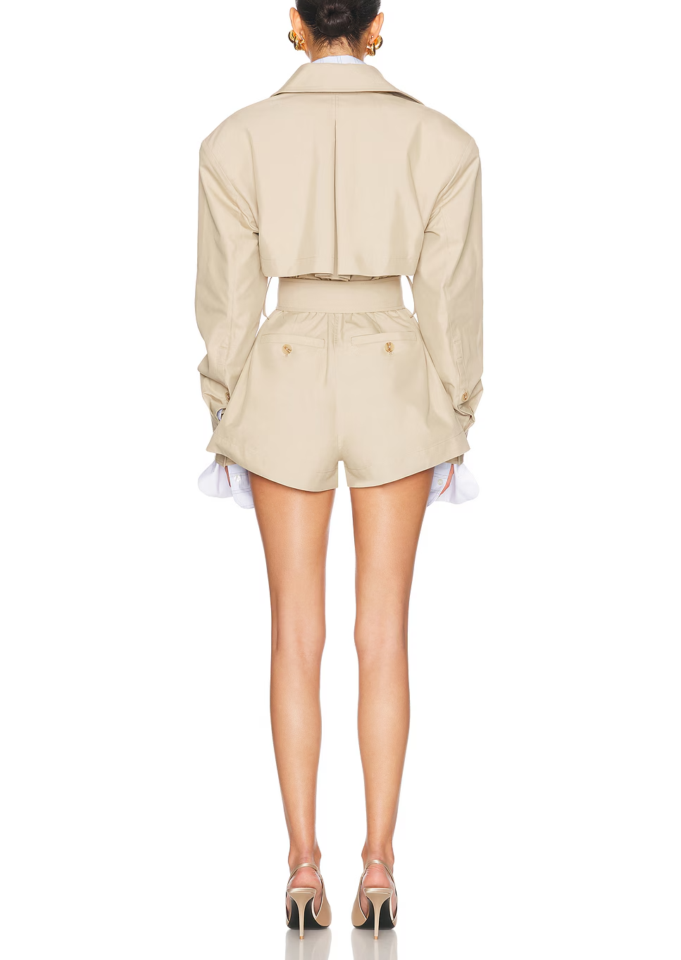 The Short Layer Trench Jumpsuit