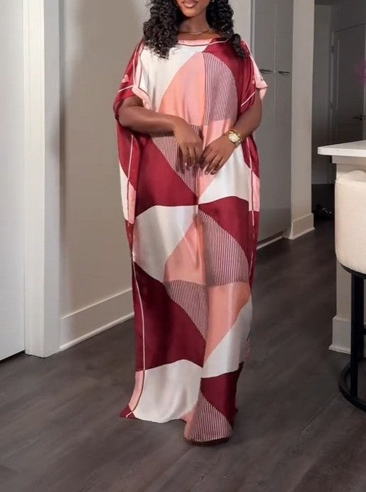 Stylish Lightweight Printed Long Dress