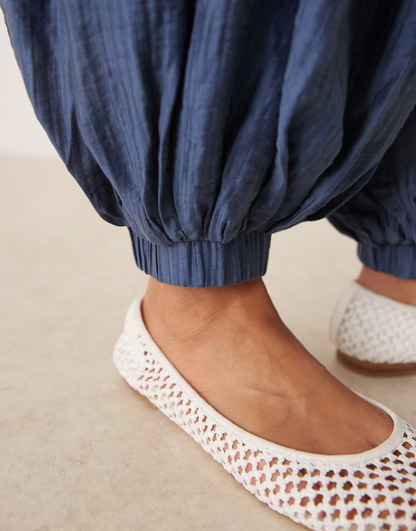 Billow Pants In Washed Navy