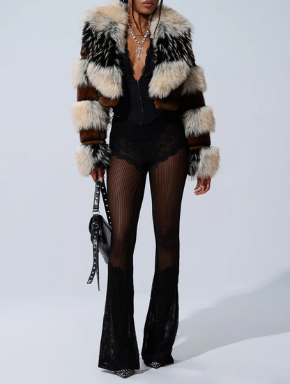 Short Faux Fur Jacket