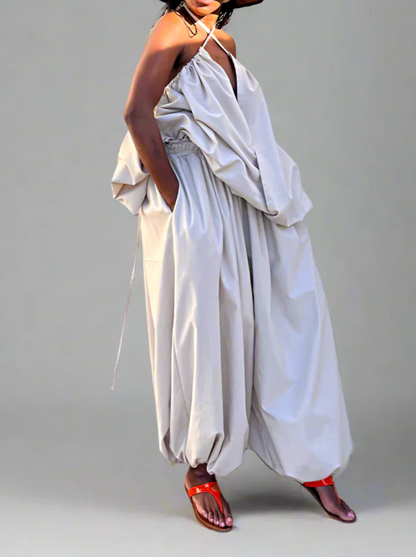 Extra Large Strapless Top + Ballon Pants