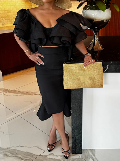 Parisian Nights Midi Dress