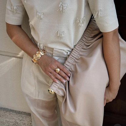 Coated Clutch Large Oversized Handbag