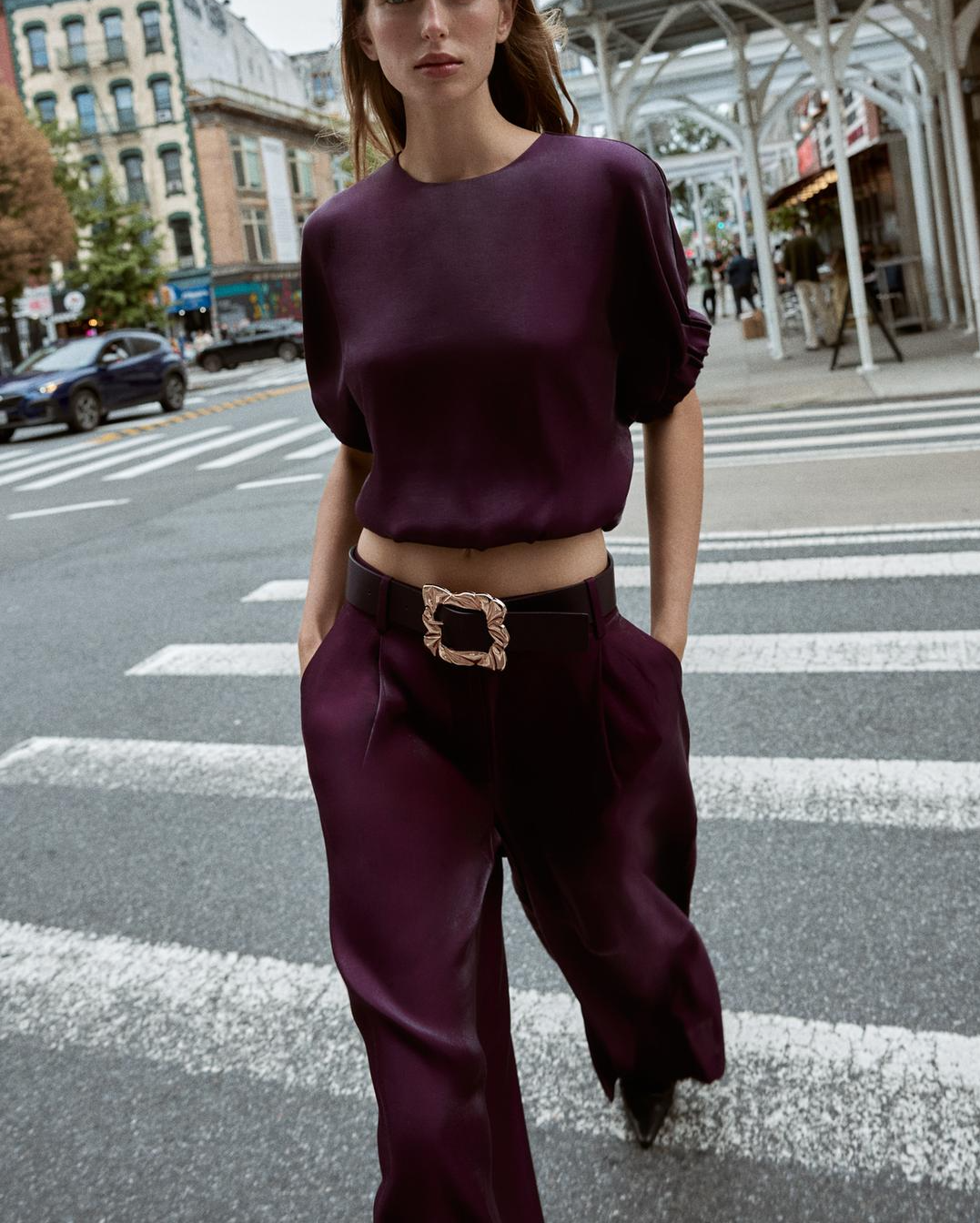 Satin Loose-Fitting Set