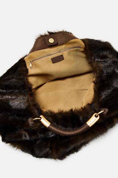 Maxi Faux Fur Bag