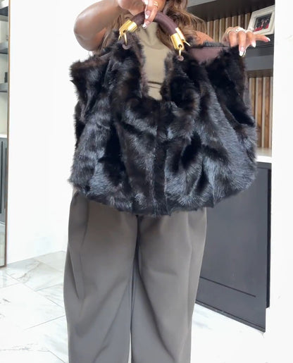 Maxi Faux Fur Bag