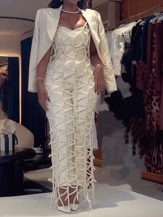 Elegant Off-White Jumpsuits