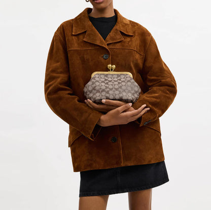 16 Inch Mini Kisslock Frame Bag