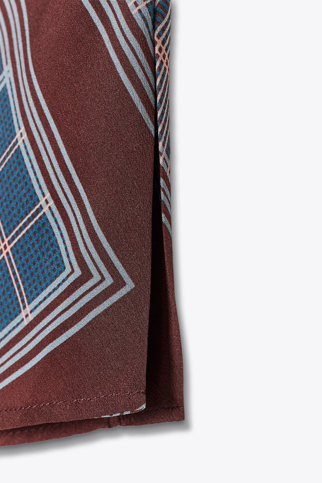 Asymmetrical Print Tank Top + Shirt