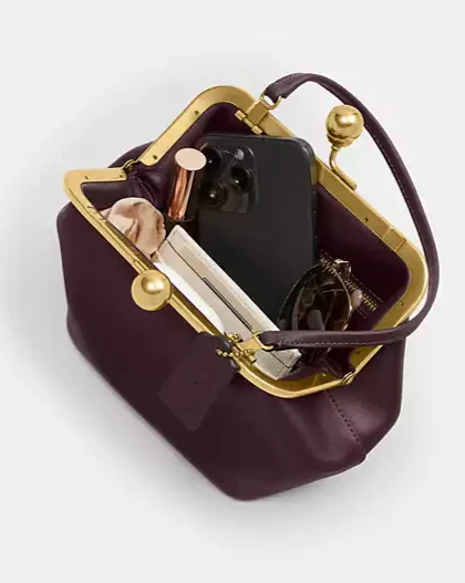 16 Inch Mini Kisslock Frame Bag