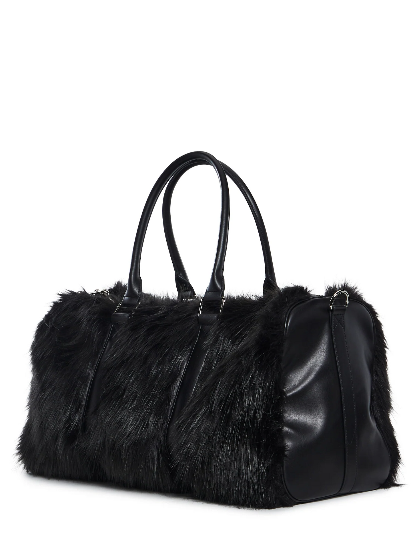 Super Soft Faux Fur Panels Bag