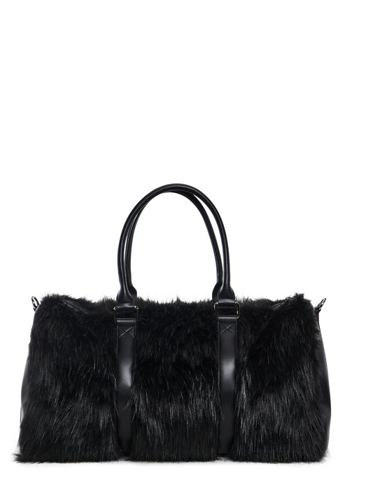 Super Soft Faux Fur Panels Bag