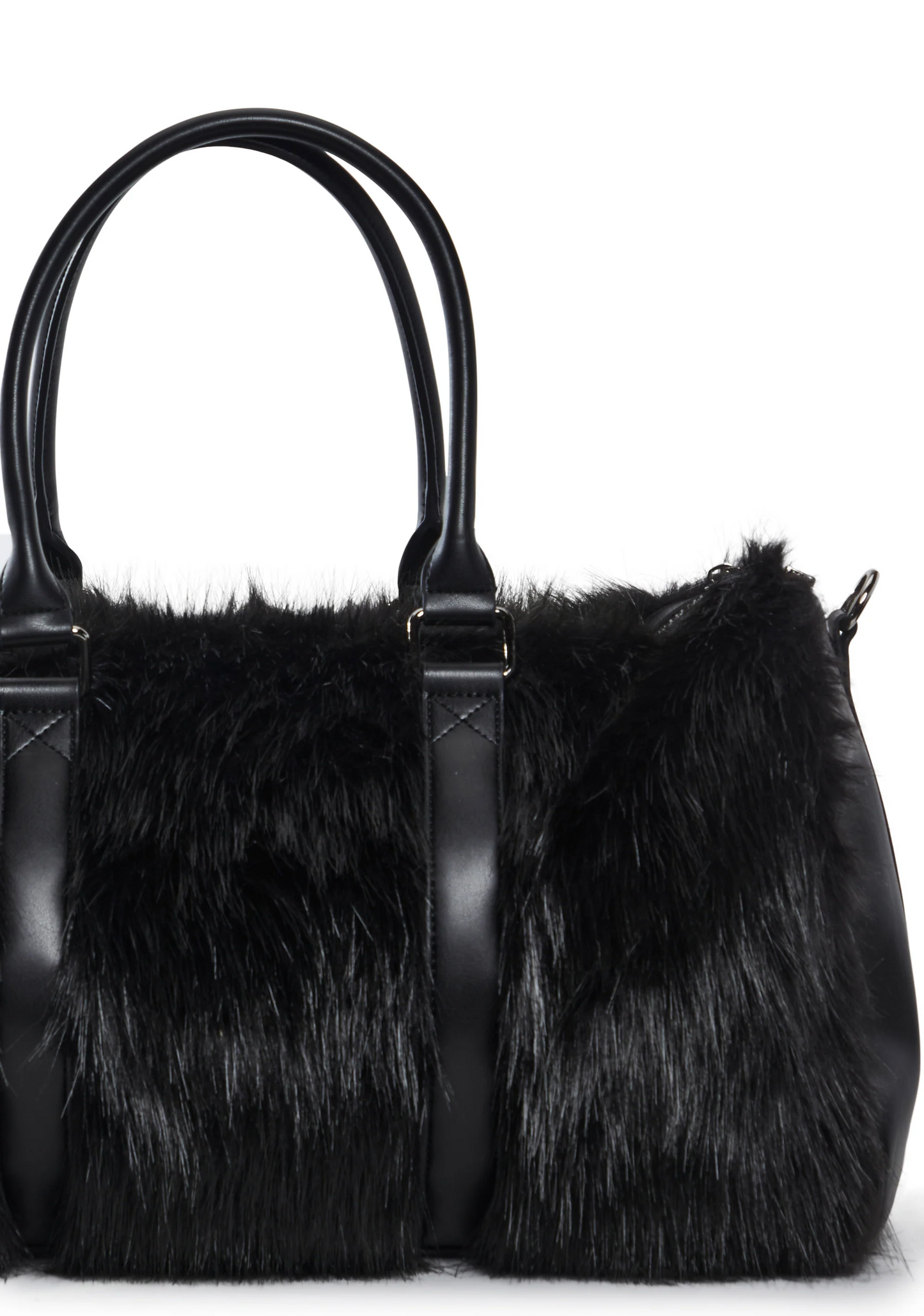 Super Soft Faux Fur Panels Bag