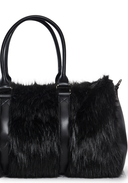 Super Soft Faux Fur Panels Bag