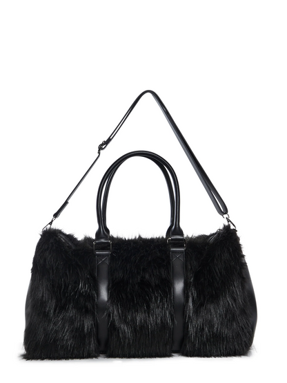 Super Soft Faux Fur Panels Bag